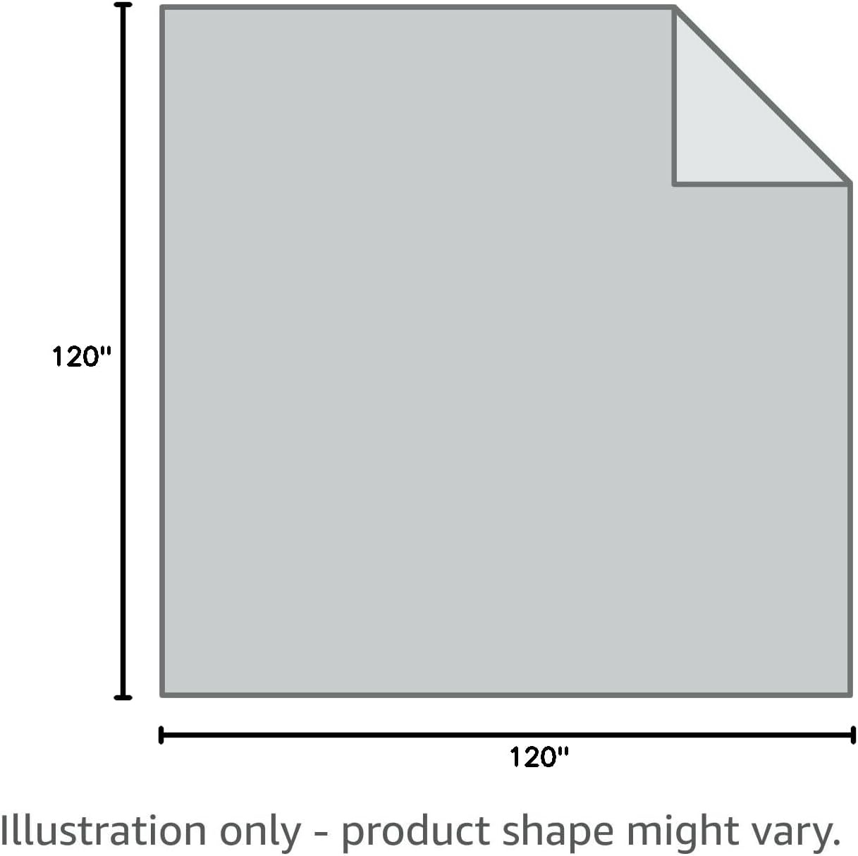 image:imageBedsure GentleSoft Oversized King Big Blanket 120x120 Extra Large Soft Fleece Blankets for Bed Sofa Couch Travel Camping Party Giant Huge Throws 10x10 Dark Grey