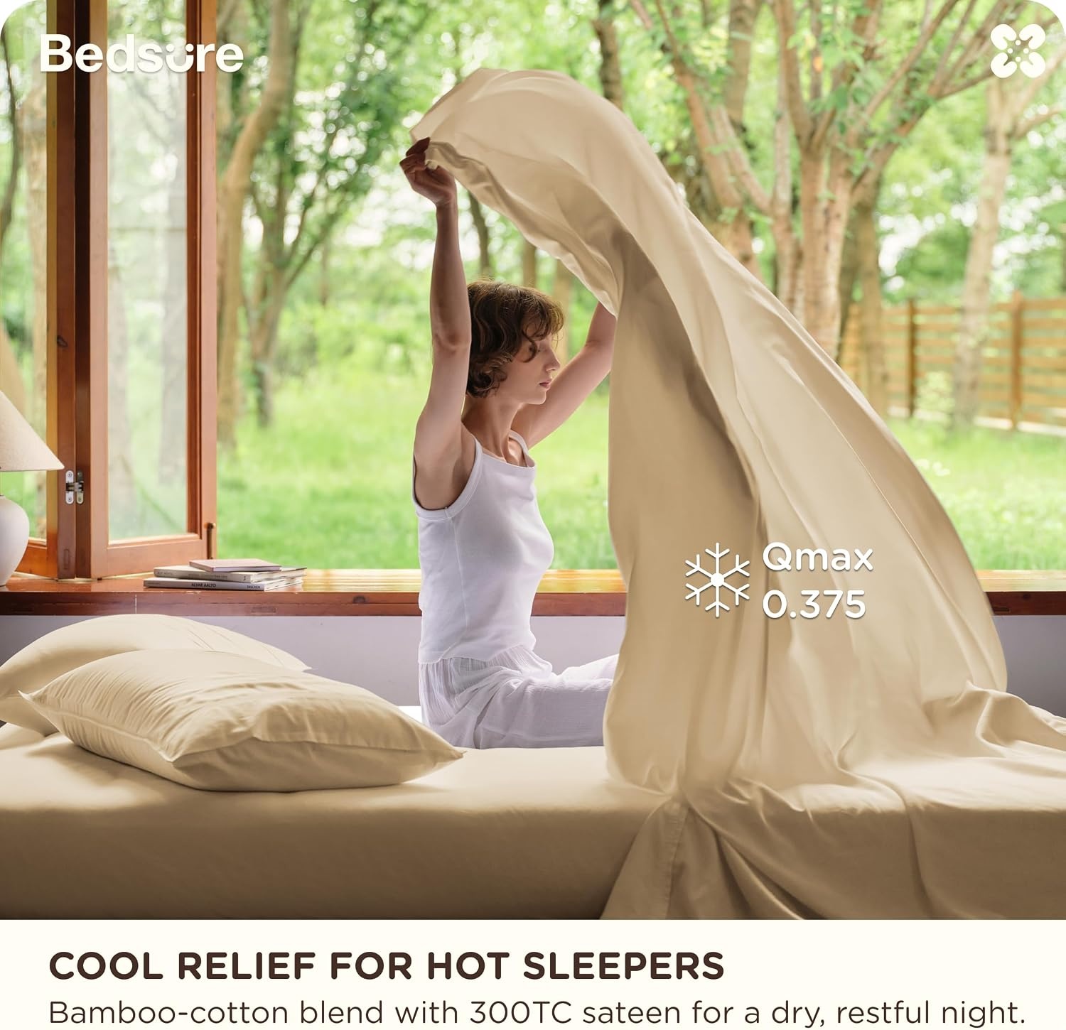image:imageBedsure Get A Free Rayon Blend Sheets When You Purchase Cooling Sheets