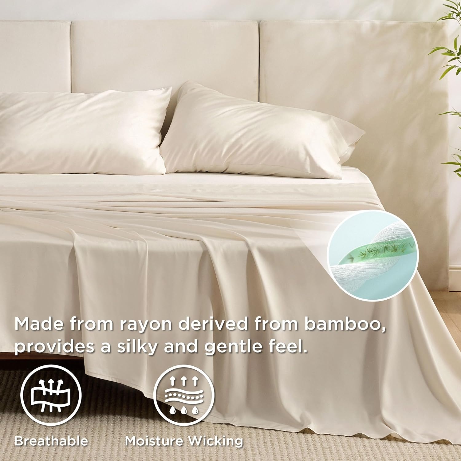 image:imageBedsure Get A Free Rayon Blend Sheets When You Purchase Cooling Sheets