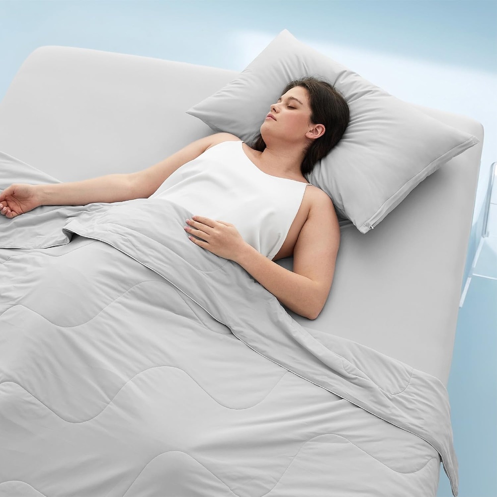 image:imageBedsure Get Cooling Blankets with Fitted Sheet for Hot Sleeper