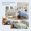 Bedsure Cooling Comforters Queen Size, White Seersucker Cool Bedding for Hot Sleepers 3 Pieces, Reversible Queen Bed Set with 1 Breathable Lightweight Comforter, 2 Pillowcases(White)
