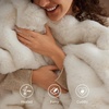 Bedsure Fluffy Bubble Faux Fur Heated Electric Blanket Twin, Coconut White(12 – Coconut White)