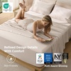 Bedsure Non-Slip Deep Pocket King Sheet Set, Stay Put Fits 14-18″ Mattress(Beige)