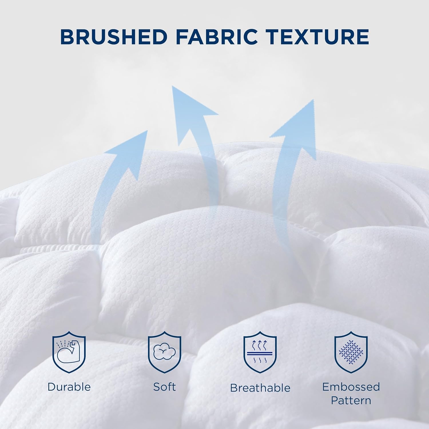 image:imageBedsure Satin Sheets Grey Full Bundle Mattress Pad