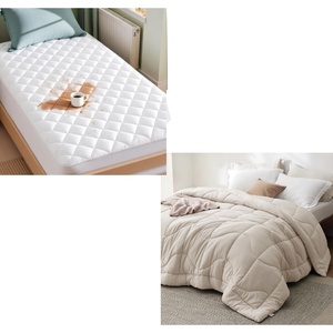 Twin XL Mattress Protector Bundle Comforter