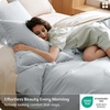 Bedsure PureWoven 100% Washed Cotton Duvet Cover Set, Twin Size, 2-PC(13 – Pastel Blue (No Comforter))
