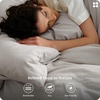 Bedsure PureWoven 100% Washed Cotton Duvet Cover Set, Twin Size, 2-PC(18 – Light Grey (No Comforter))