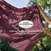 Bedsure PureWoven 100% Washed Cotton Duvet Cover Set, Twin Size, 2-PC(22 – Burgundy (No Comforter))