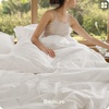 Bedsure PureWoven 100% Washed Cotton Duvet Cover Set, Twin Size, 2-PC(30 – Slub Coconut White (No Comforter))