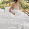 Bedsure PureWoven 100% Washed Cotton Duvet Cover Set, Twin Size, 2-PC(31 – Slub Bright White (No Comforter))