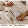Bedsure PureWoven 100% Washed Cotton Duvet Cover Set, Twin Size, 2-PC(33 – Slub Ivory (No Comforter))