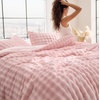Bedsure 3D Cloud Bubble Comforter Set Fluffy Comforter King Beige 3 Pcs(02 – Pink)