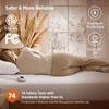 Bedsure 4-Zone Heated Mattress Pad Twin XL, Memory & Preheat, Bed Warmer(Full)