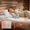 Bedsure 4-Zone Heated Mattress Pad Twin XL, Memory & Preheat, Bed Warmer(Full)
