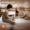 Bedsure 4-Zone Heated Mattress Pad Twin XL, Memory & Preheat, Bed Warmer(Queen)
