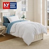 Bedsure Striped Duvet Cover Set Cotton-Like Bedding Queen Size, Olive Green(01 – Stripes – Black/White (No Comforter))