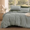 05 - Gingham - Olive Green (No Comforter)