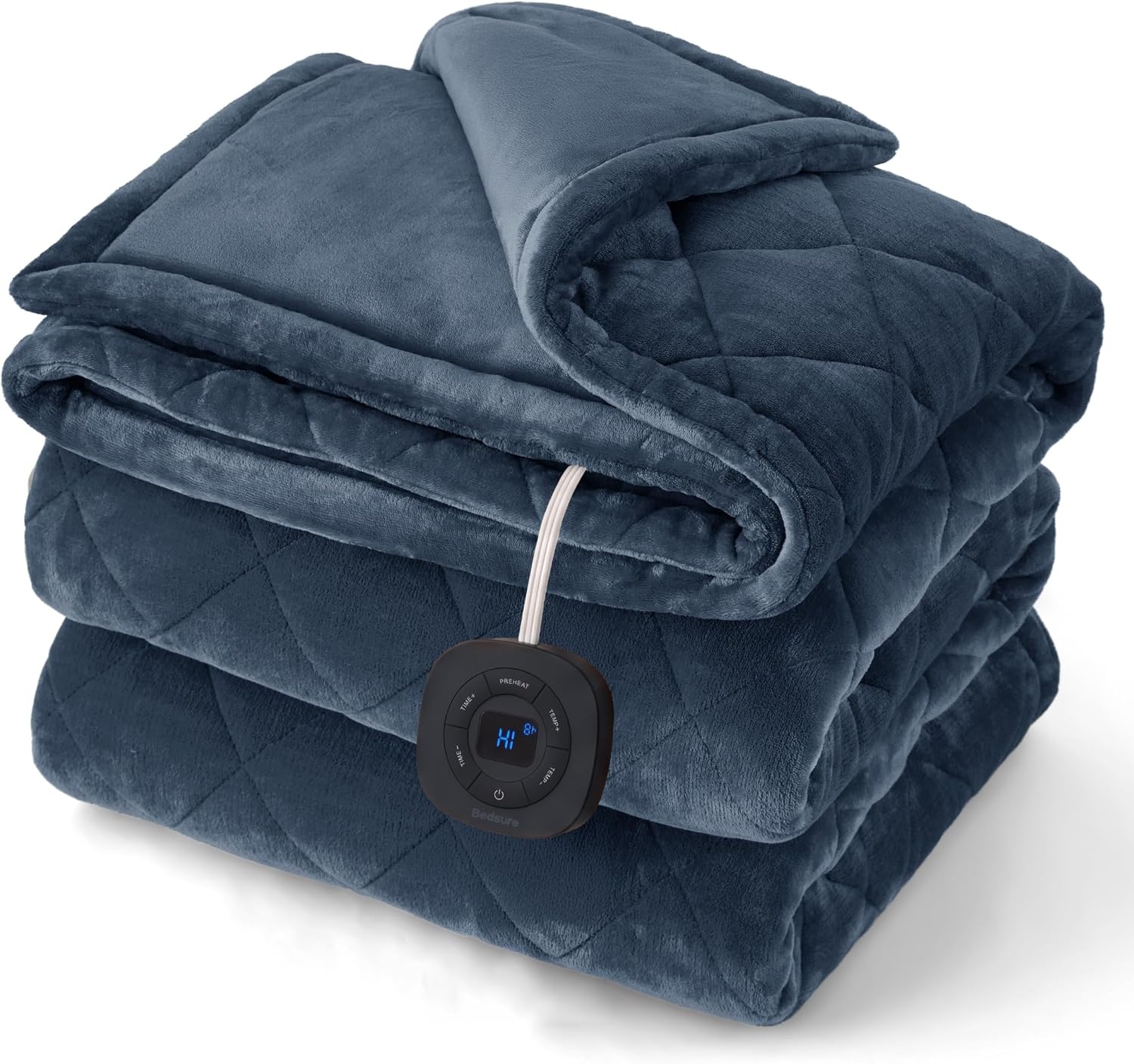image:imageBedsure Quilted Heated Blanket Queen Size Filled for Extra Warmth Taupe10 Bering Sea Diamond
