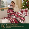 Bedsure Ribbed Electric Blanket Full, Navy Heated Blanket, Preheat(23 – Fair Isle)
