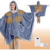 Bedsure Cordless Wearable Heated Blanket Hoodie, Blue Portable Heated Shawl(04 – Blue)