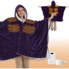 Bedsure Cordless Wearable Heated Blanket Hoodie, Blue Portable Heated Shawl(06 – Purple)