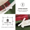 Bedsure Christmas Duvet Cover Queen Size – Reversible Bedding Collection with a Festive Wishes Pattern, Includes 1 Duvet Cover and 2 Pillow Shams (Queen, Christmas Wishes)(02 – Christmas Tree (No Comforter))