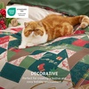 Bedsure Christmas Duvet Cover Queen Size – Reversible Bedding Collection with a Festive Wishes Pattern, Includes 1 Duvet Cover and 2 Pillow Shams (Queen, Christmas Wishes)(02 – Christmas Tree (No Comforter))