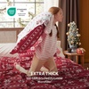 Bedsure Christmas Duvet Cover Queen Size – Reversible Bedding Collection with a Festive Wishes Pattern, Includes 1 Duvet Cover and 2 Pillow Shams (Queen, Christmas Wishes)(04 – Snowflake (No Comforter))