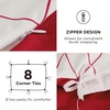Bedsure Christmas Duvet Cover Queen Size – Reversible Bedding Collection with a Festive Wishes Pattern, Includes 1 Duvet Cover and 2 Pillow Shams (Queen, Christmas Wishes)(03 – Christmas Wishes (No Comforter))